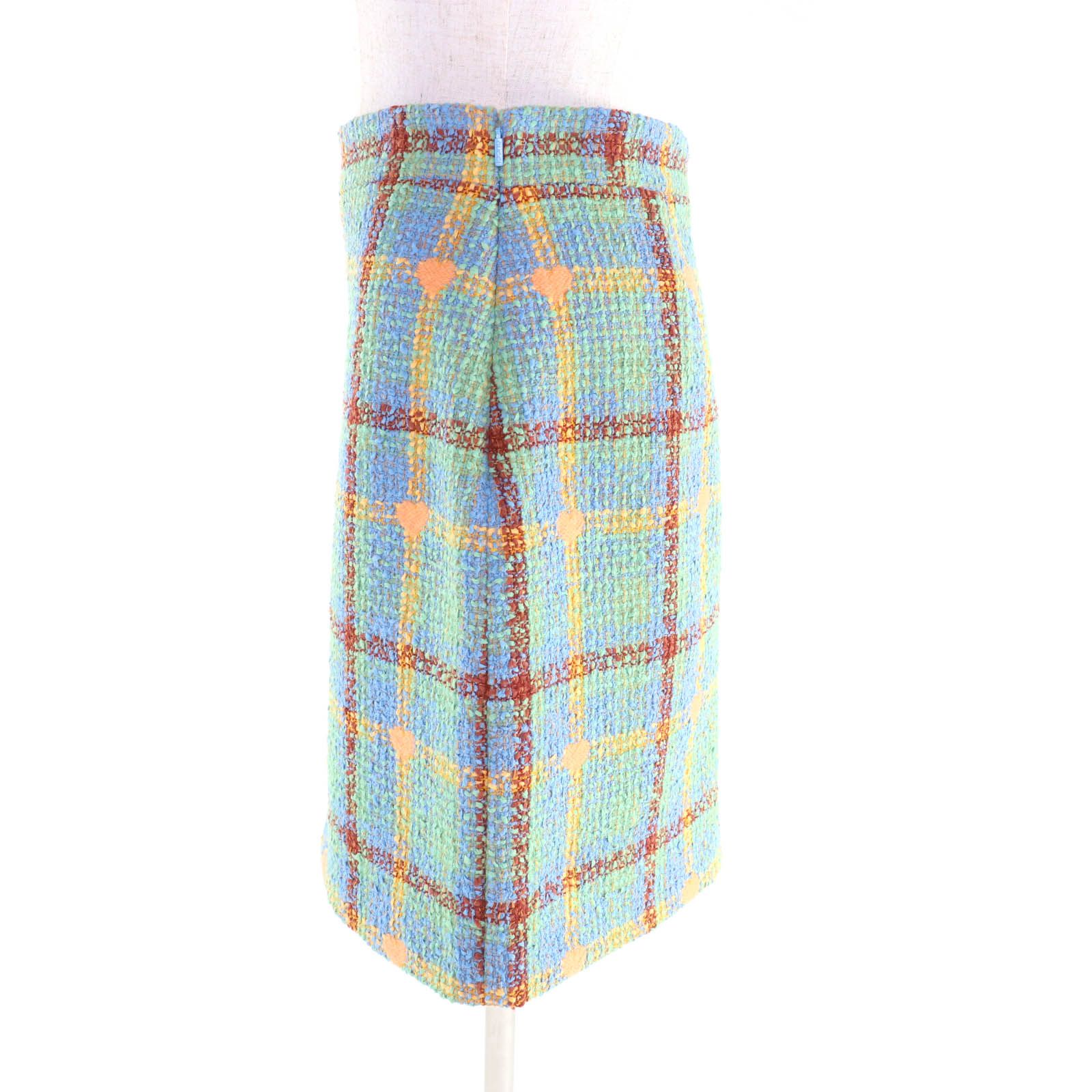 未使用品☆GUCCI グッチ 706948 Lovelight tweed mini skirt チェック