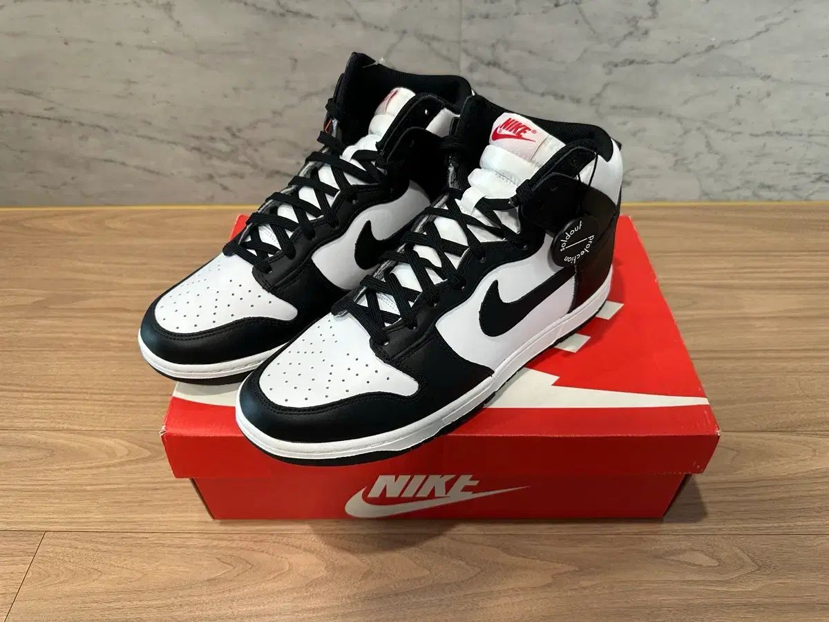 W 290 m 285 ナイキ ダンク ハイ エアジョーダン1 ブラック アンド 白