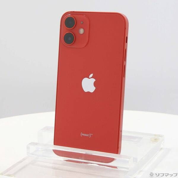 中古品〕 iPhone12 mini 64GB プロダクトレッド MGAE3J／A SIMフリー
