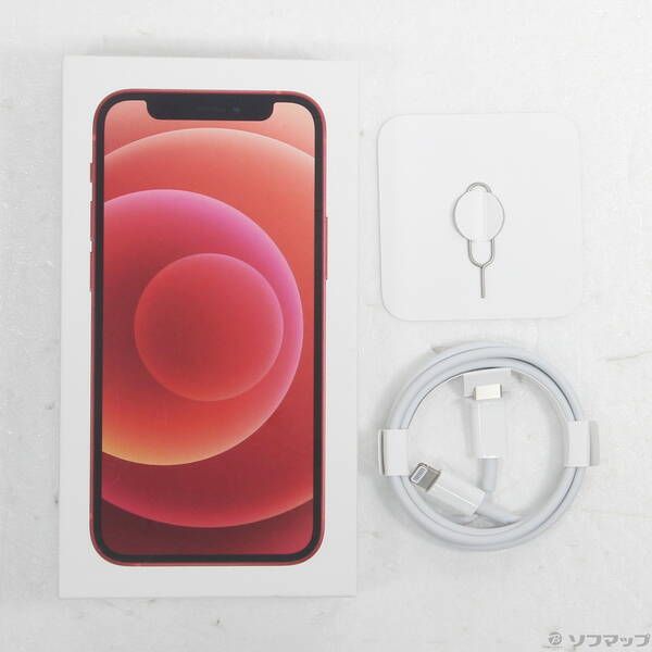 中古品〕 iPhone12 mini 64GB プロダクトレッド MGAE3J／A SIMフリー