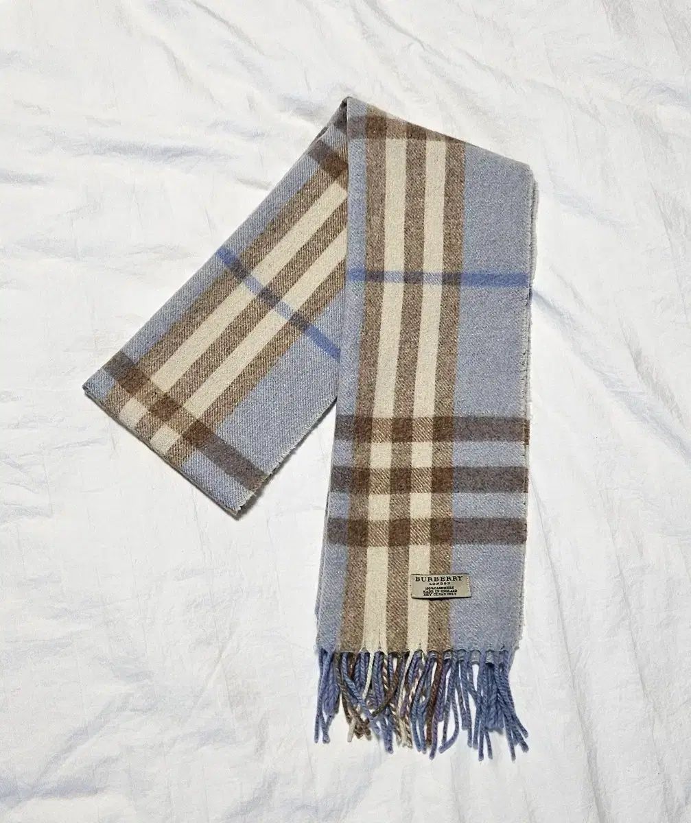 バーバリーマフラー スカイブルー