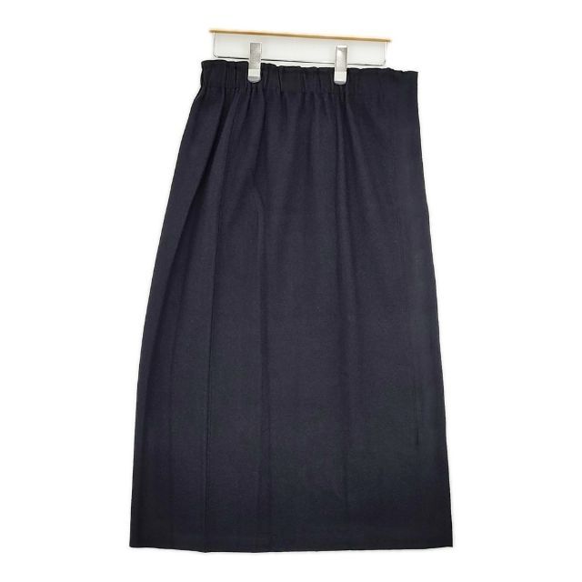 JURGEN LEHL 日本製 ウール ロングスカート ネイビー レディース ヨーガンレール 5-1229 T∞