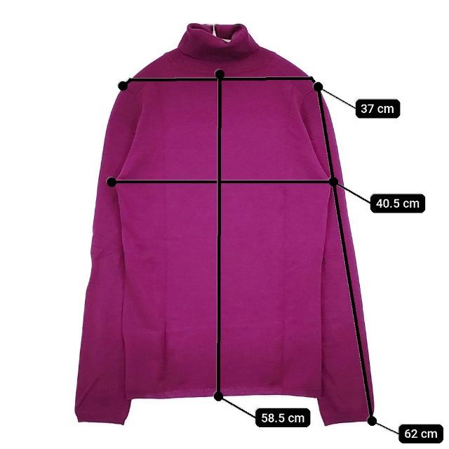 VIVIENNE TAM ハイネック タートル セーター ニット パープル