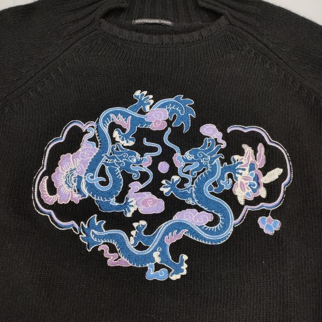 希少 ヴィヴィアンタム ドラゴン 龍 ニットジップアップ ブルゾン ジャケット 2026年最新】vivienne tam 龍の人気アイテム - メルカリ