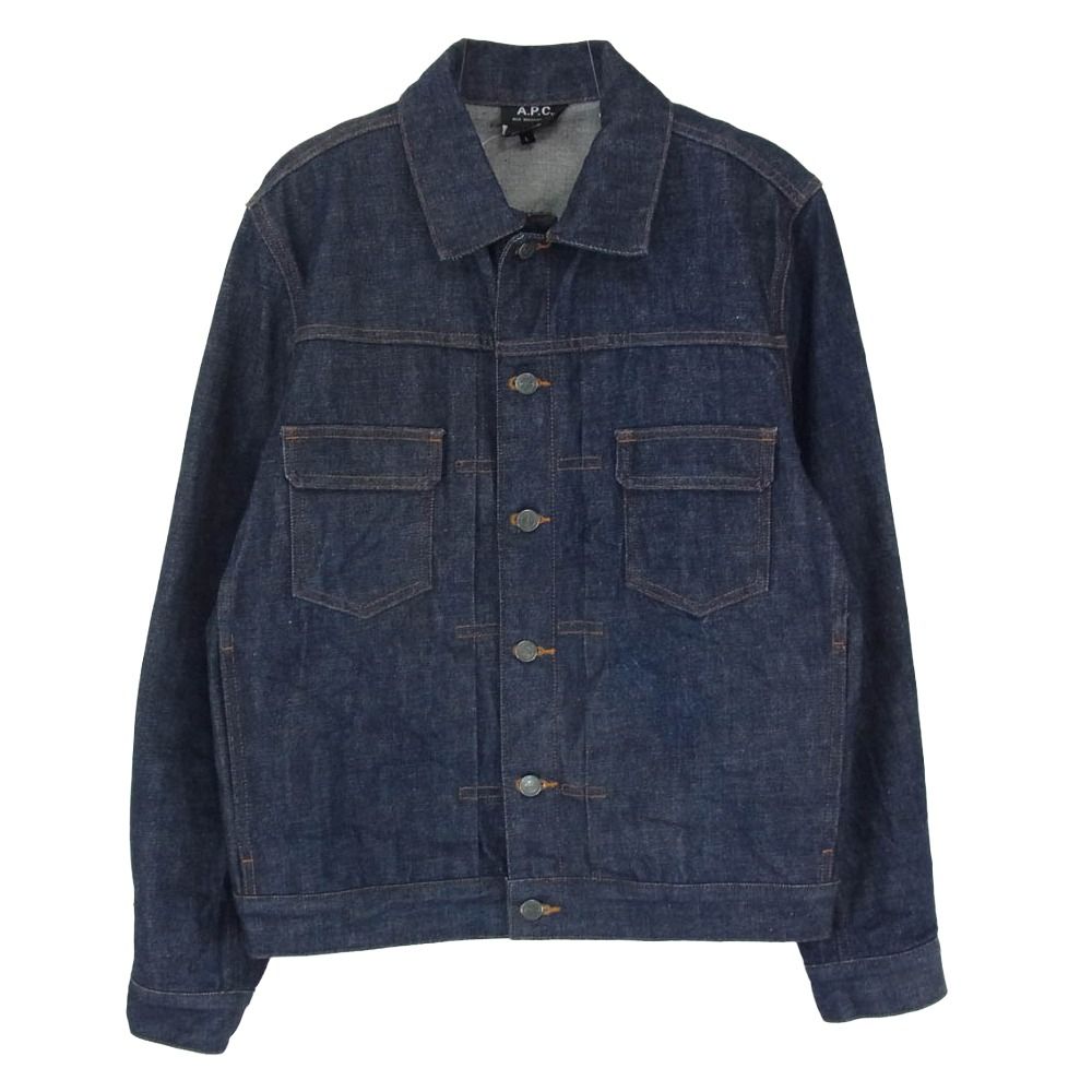 A.P.C. アーペーセー 2 nd Type デニム トラッカー ジャケット インディゴブルー系 L