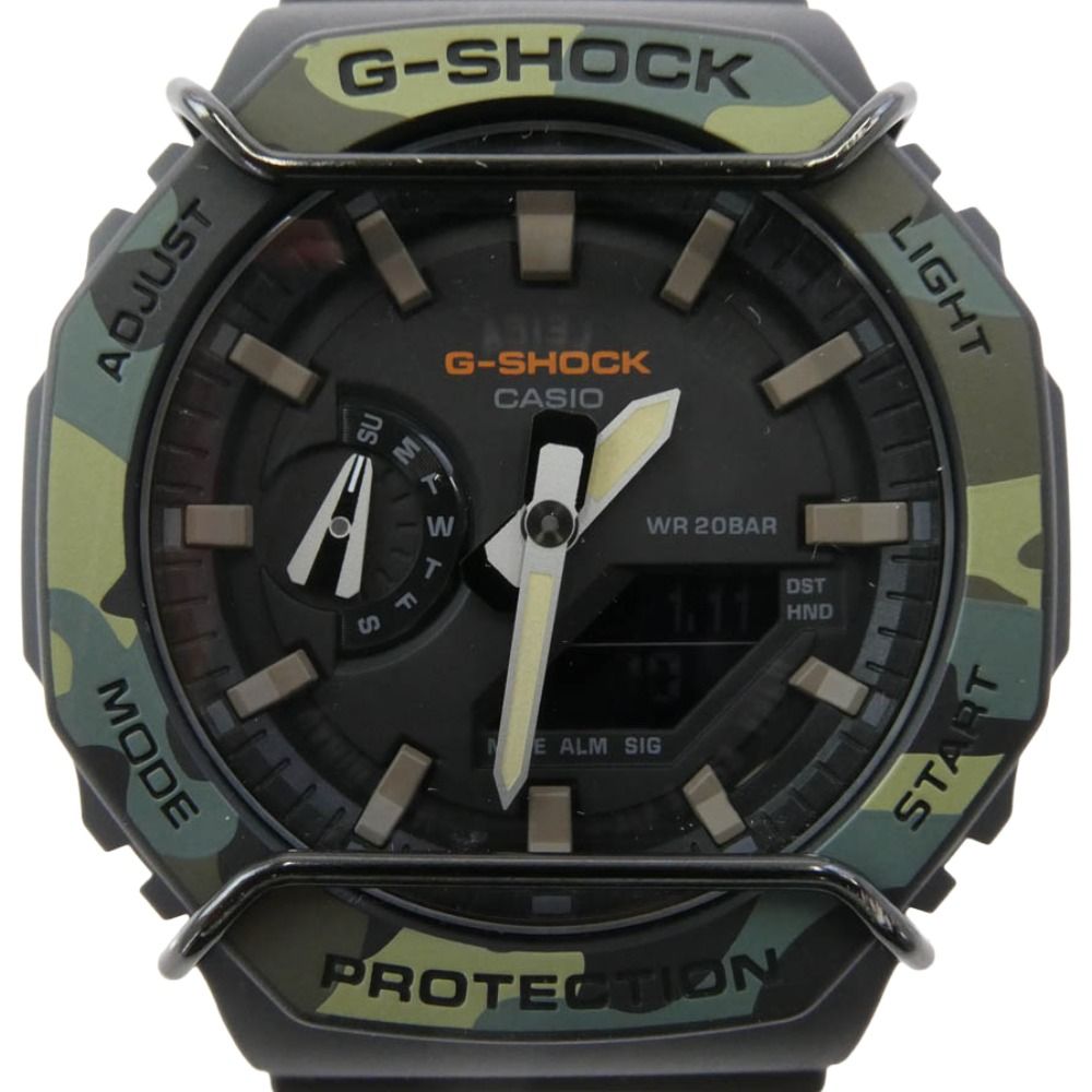 G-SHOCK ジーショック GA-2100 SU ANALOG-DIGITAL 2100 Series カモ アナデジ 腕時計 ブラック系 マルチカラー系