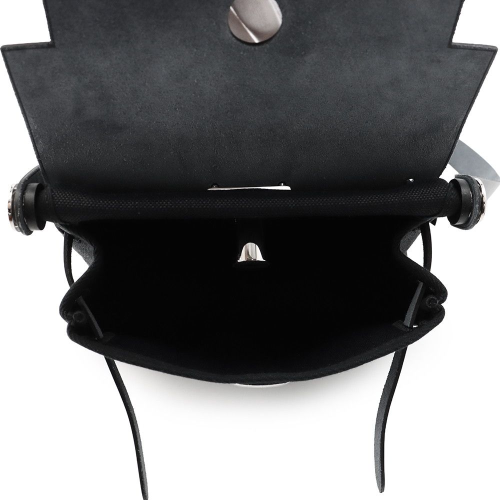 エルメス ショルダーバッグ エールバッグジップ ミニ ブラック