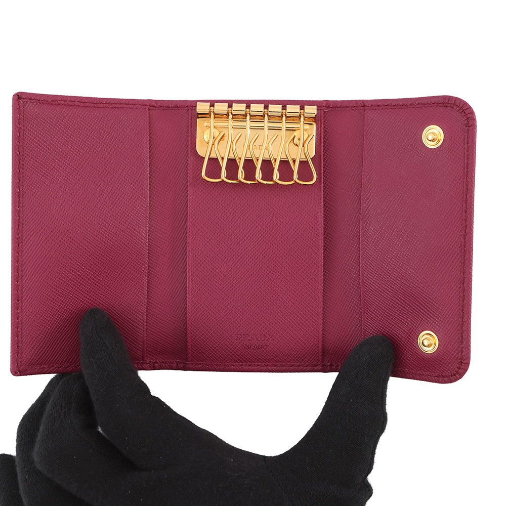 プラダ キーケース サフィアーノ 6連 レザー 1M0222 PRADA - メルカリ
