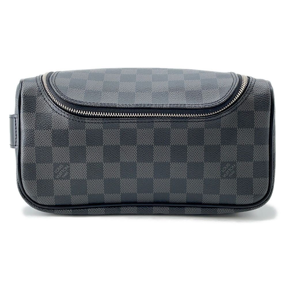 ルイヴィトン ポーチ ダミエ グラフィット トワレ N 47625 LOUIS VUITTON ヴィトン バッグ ブラック 黒 ノワール