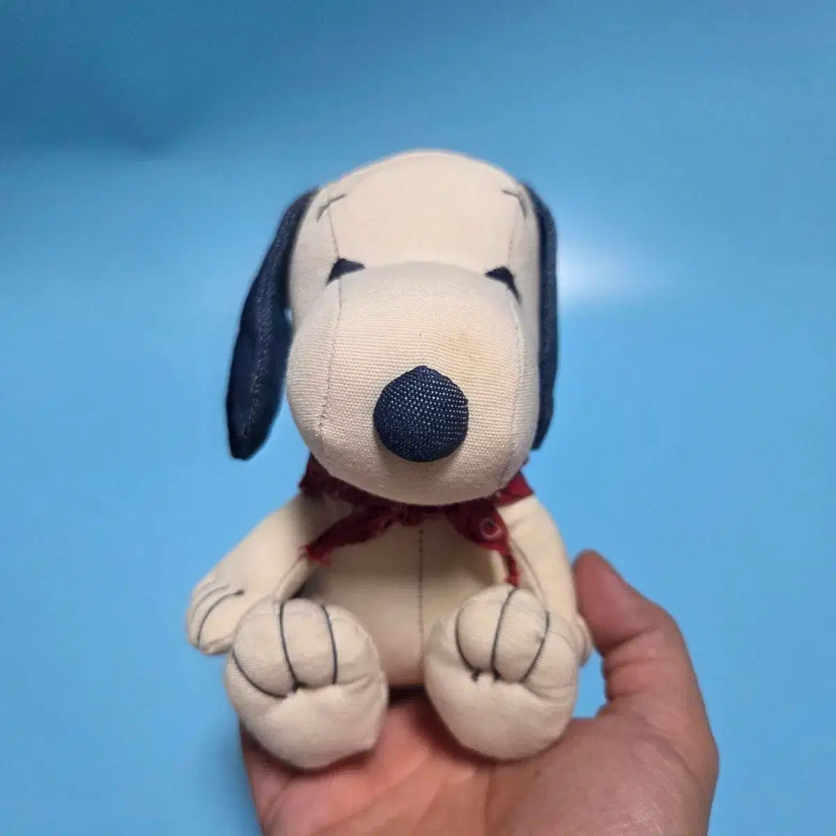 犬キャラクター マスコット グッズ 古典漫画 ヴィンテージ ピーナッツ SNOOPY ぬいぐるみ スカーフ