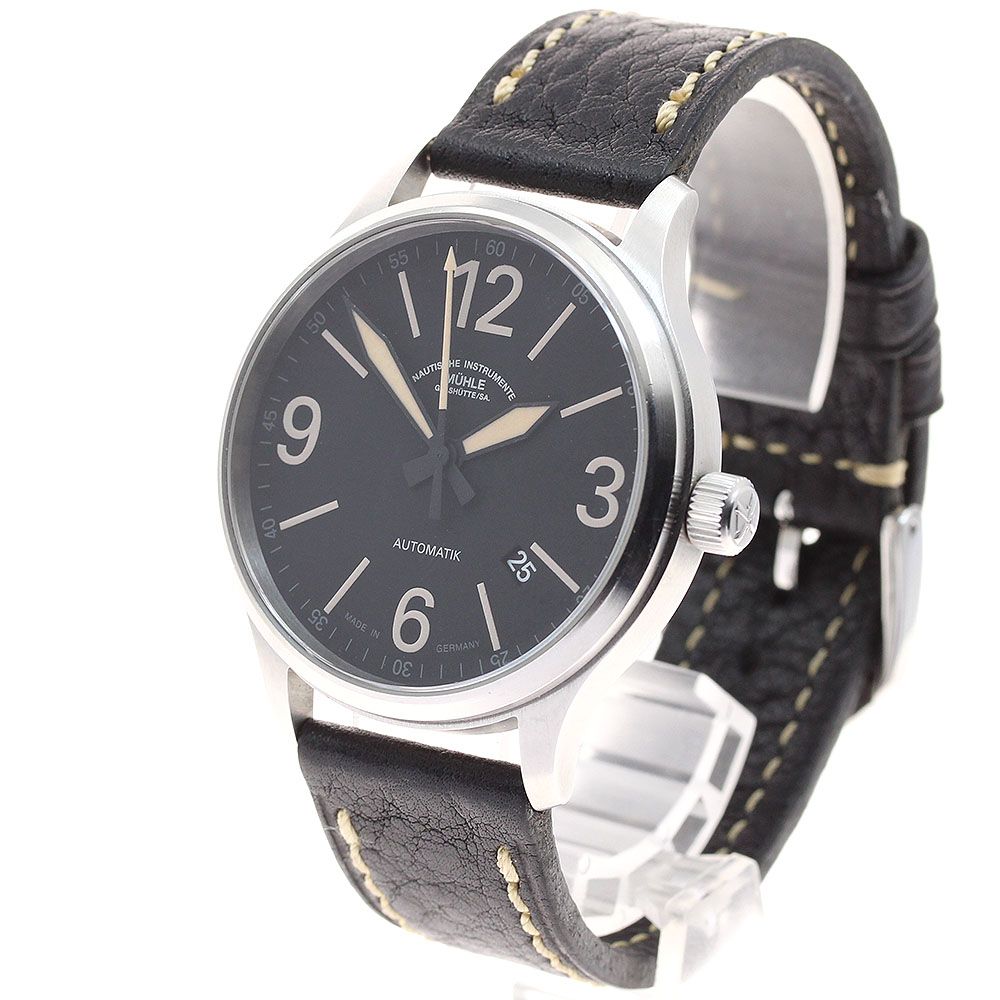 ミューレグラスヒュッテ Muhle Glashutte M 1-40-10 テラノートII デイト 自動巻き メンズ _922772