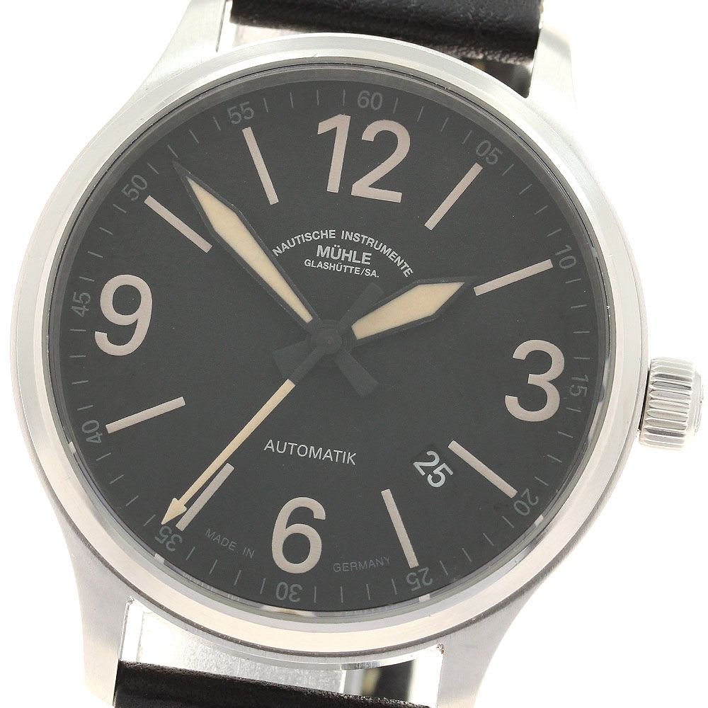 ミューレグラスヒュッテ Muhle Glashutte M 1-40-10 テラノートII デイト 自動巻き メンズ _922772
