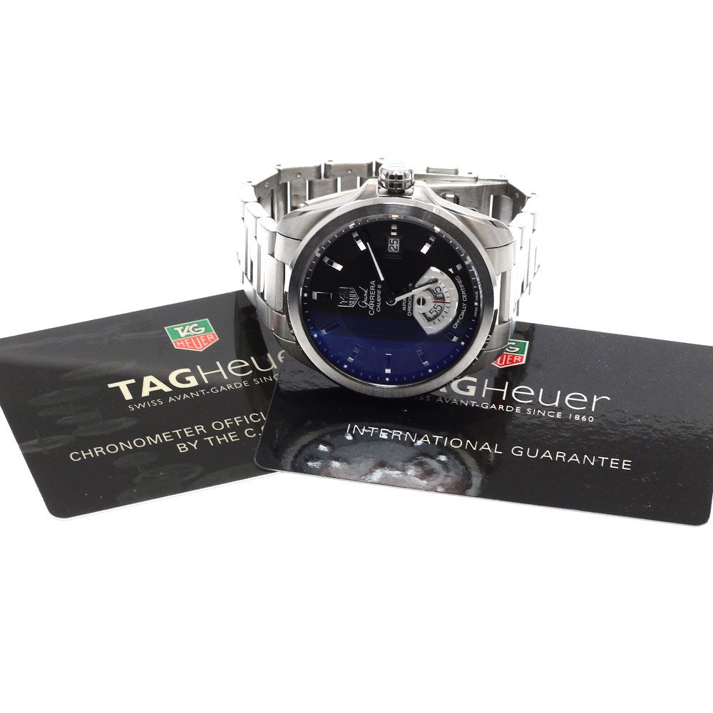 タグホイヤー TAG HEUER WAV511A FC6224 グランドカレラ キャリバー6 自動巻き メンズ 保証書付き_930776 家庭洗濯可 自動巻き時計 腕時計(アナログ)