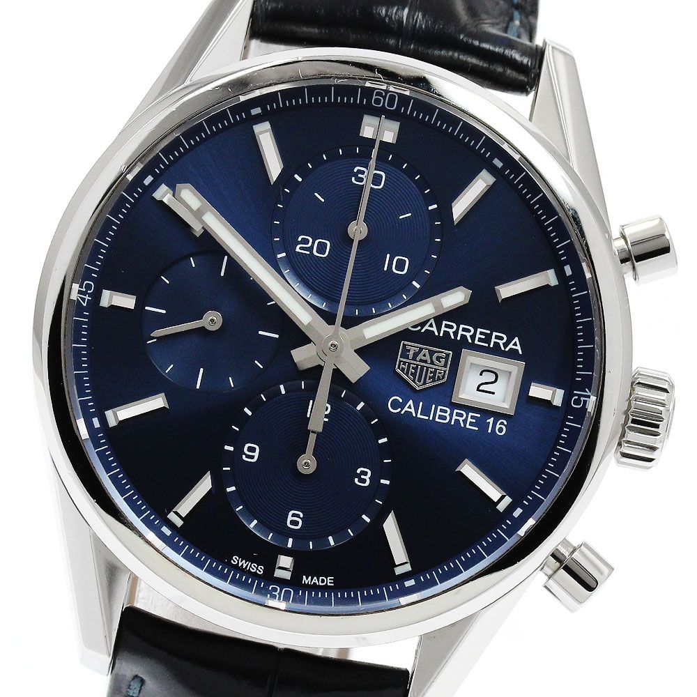 タグホイヤー TAG HEUER CBK 2112 カレラ キャリバー16 デイト クロノグラフ 自動巻き メンズ _934478