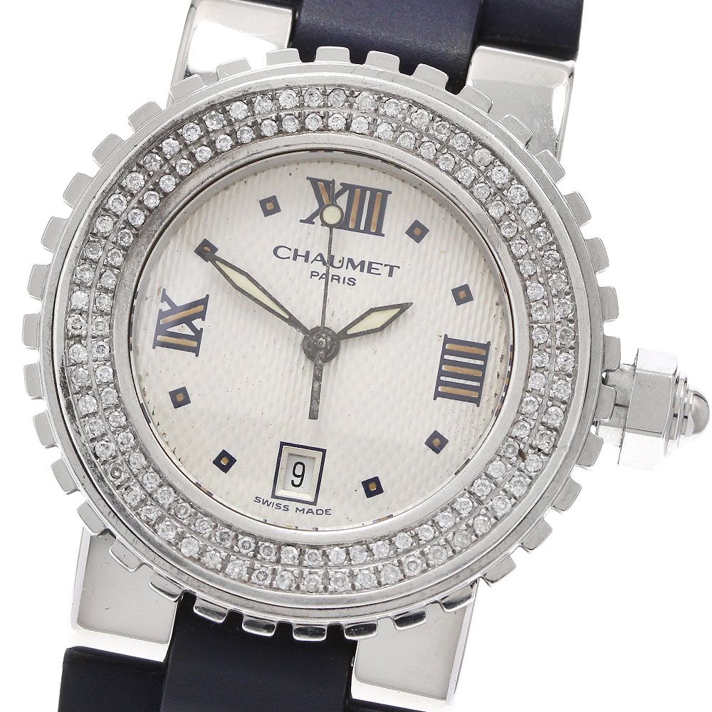 ショーメ Chaumet クラスワン デイト ベゼルアフターダイヤ クォーツ ボーイズ _922693