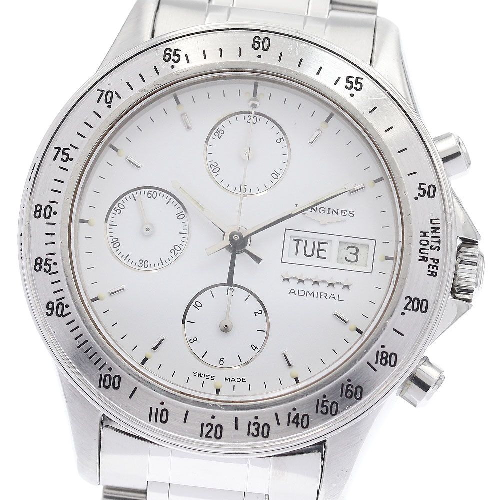 ロンジン LONGINES L3 603 4 アドミラル 5スター デイデイト 自動巻き メンズ _933682