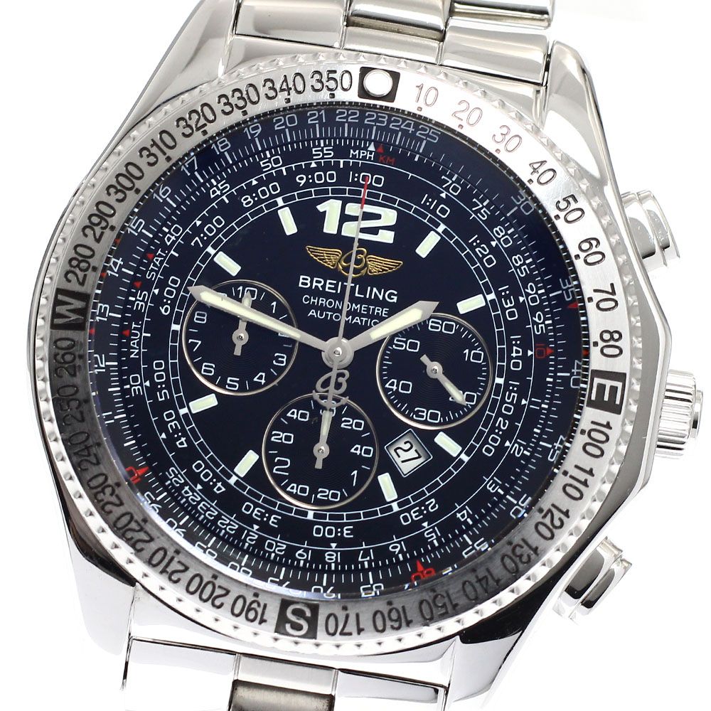 ブライトリング A 42362 B-2 プロフェッショナル デイト クロノグラフ 自動巻き メンズ 保証書付き_921438