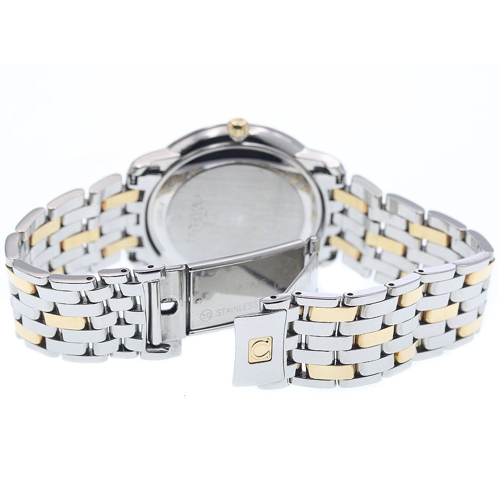  オメガ OMEGA 4300 15 00 デビル プレステージ コーアクシャル デイト ダイヤインデックス 自動巻き メンズ _935170 春コーデ 自動巻き時計 腕時計(アナログ)