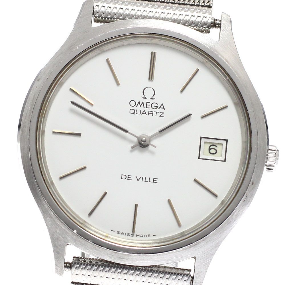 OMEGA デビル　クォーツ(プッシュボタン) 稼働 OMEGA DEVILLE プッシュボタン レディースクォーツ オメガ デビル