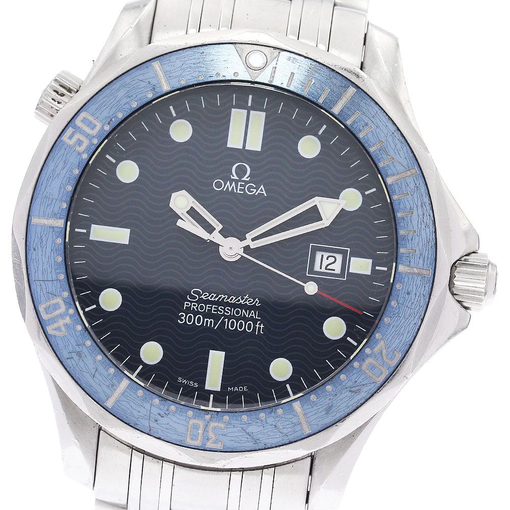 オメガ OMEGA 2541.80 シーマスター 300 デイト クォーツ メンズ _934728