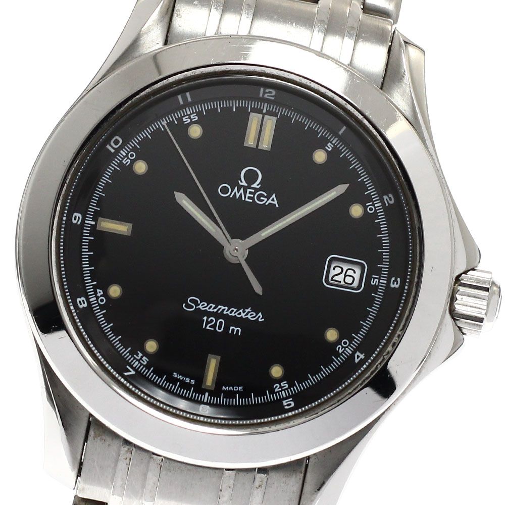 オメガ OMEGA シーマスター120 デイト クォーツ メンズ _932790