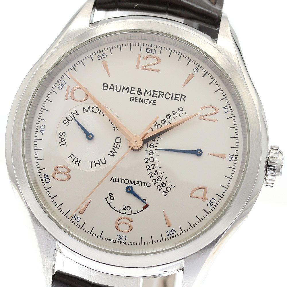 ボーム＆メルシェ Baume Mercier MOA10449 クリフトン レトログラード 自動巻き メンズ _934303