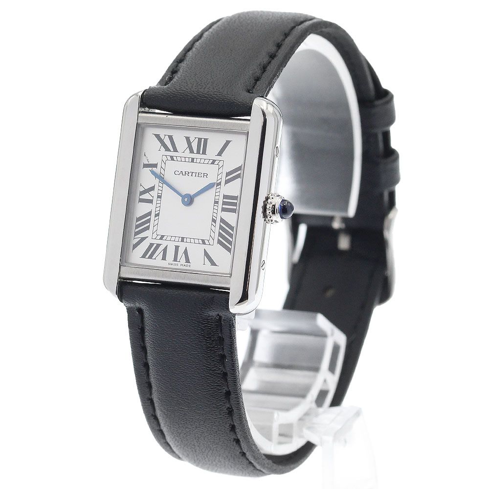 カルティエ CARTIER W1018255 タンクソロ SM クォーツ レディース 良品