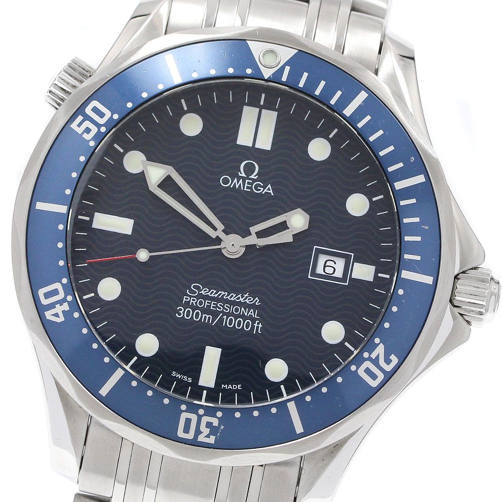 オメガ OMEGA 2541.80 シーマスター 300 デイト クォーツ メンズ _934152