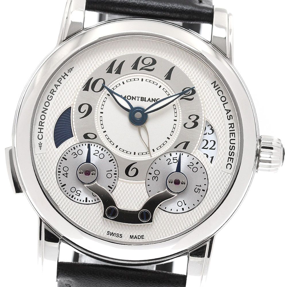 モンブラン MONTBLANC 106487 ニコラ・リューセック ワンプッシュクロノ 自動巻き メンズ 良品 _935299 モンブラン MONTBLANC 106487 ニコラ・リューセック ワンプッシュ