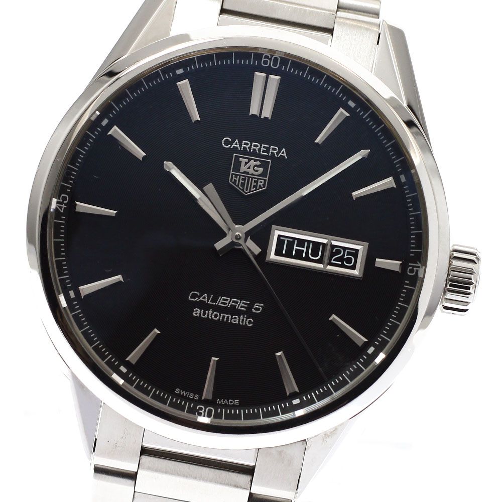 タグホイヤー TAG HEUER WAR201A BA0723 カレラ キャリバー5 デイデイト 自動巻き メンズ 箱 保証書付き_930426