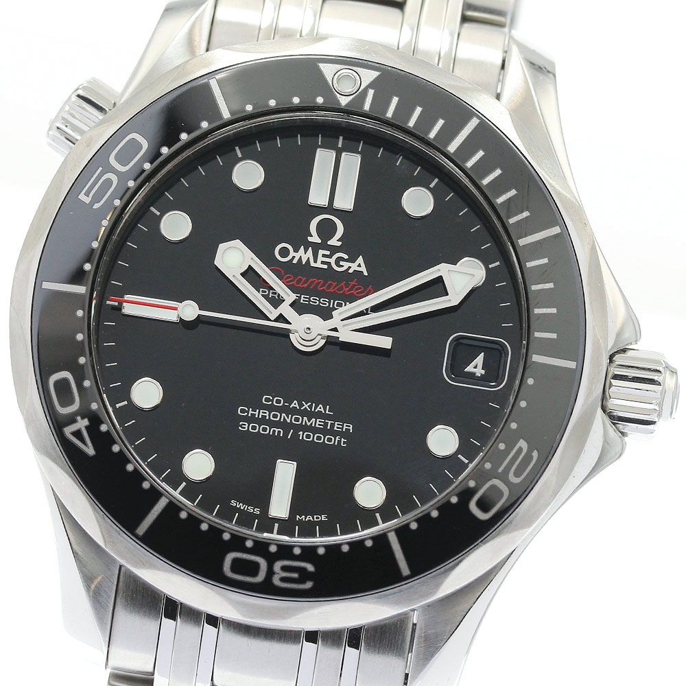オメガ OMEGA 212.30.36.20.01.002 シーマスター300 デイト 自動巻き ボーイズ 保証書付き_920744