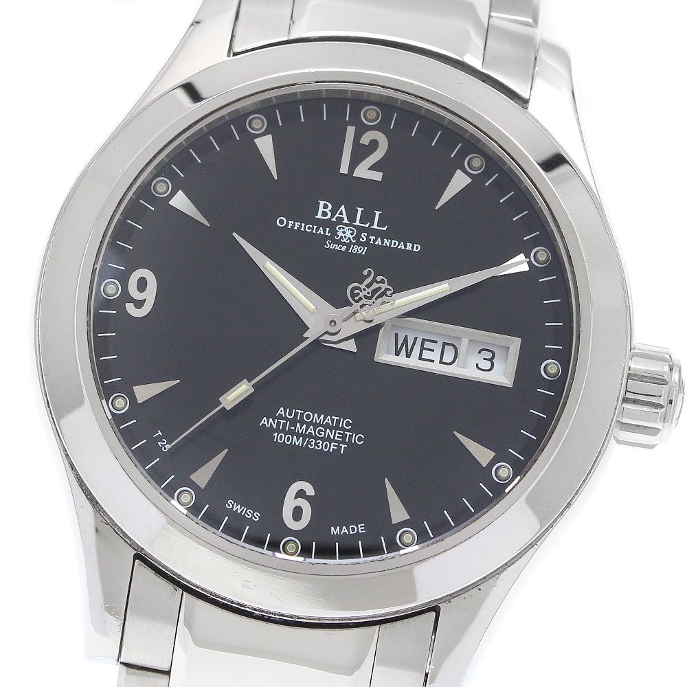 ボール BALL WATCH NM1020C S5J BK エンジニアII オハイオ デイデイト 自動巻き メンズ _930603