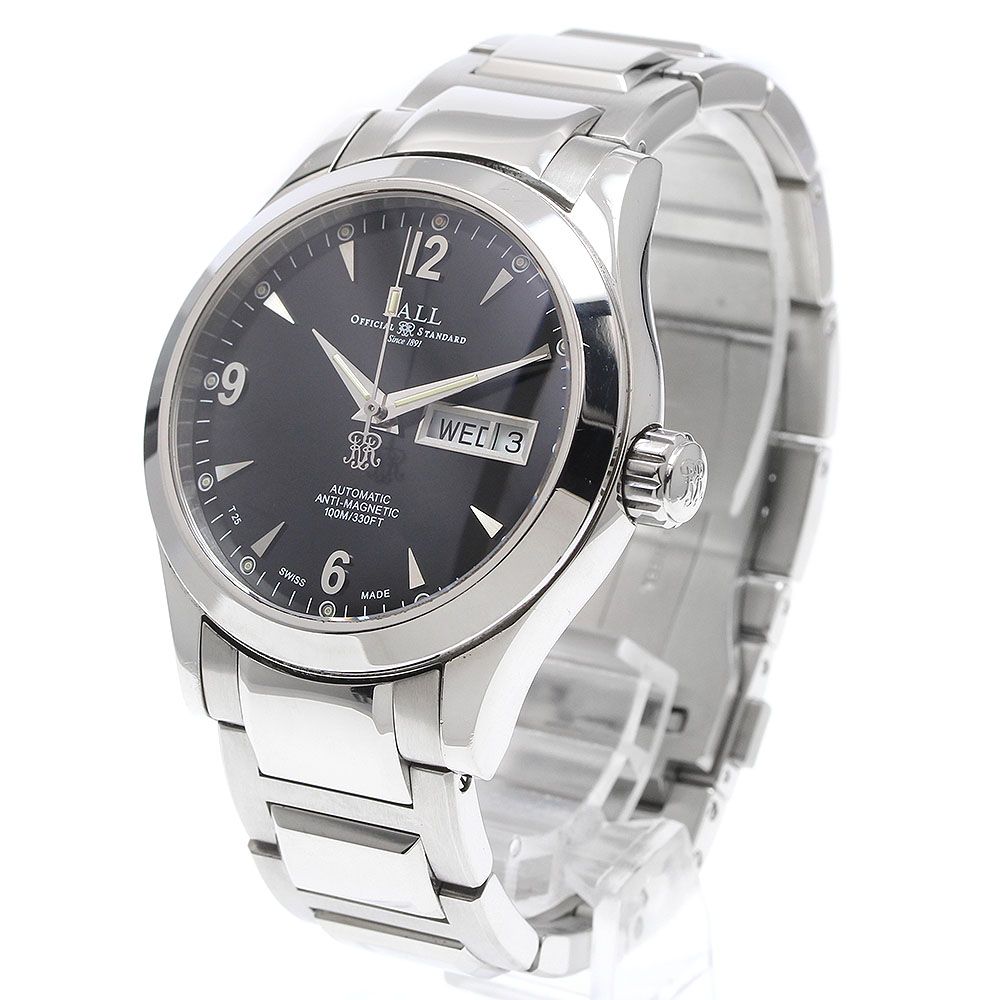  ボール BALL WATCH NM1020C S5J BK エンジニアII オハイオ デイデイト 自動巻き メンズ _930603 ワンポイント 自動巻き時計 腕時計(アナログ)