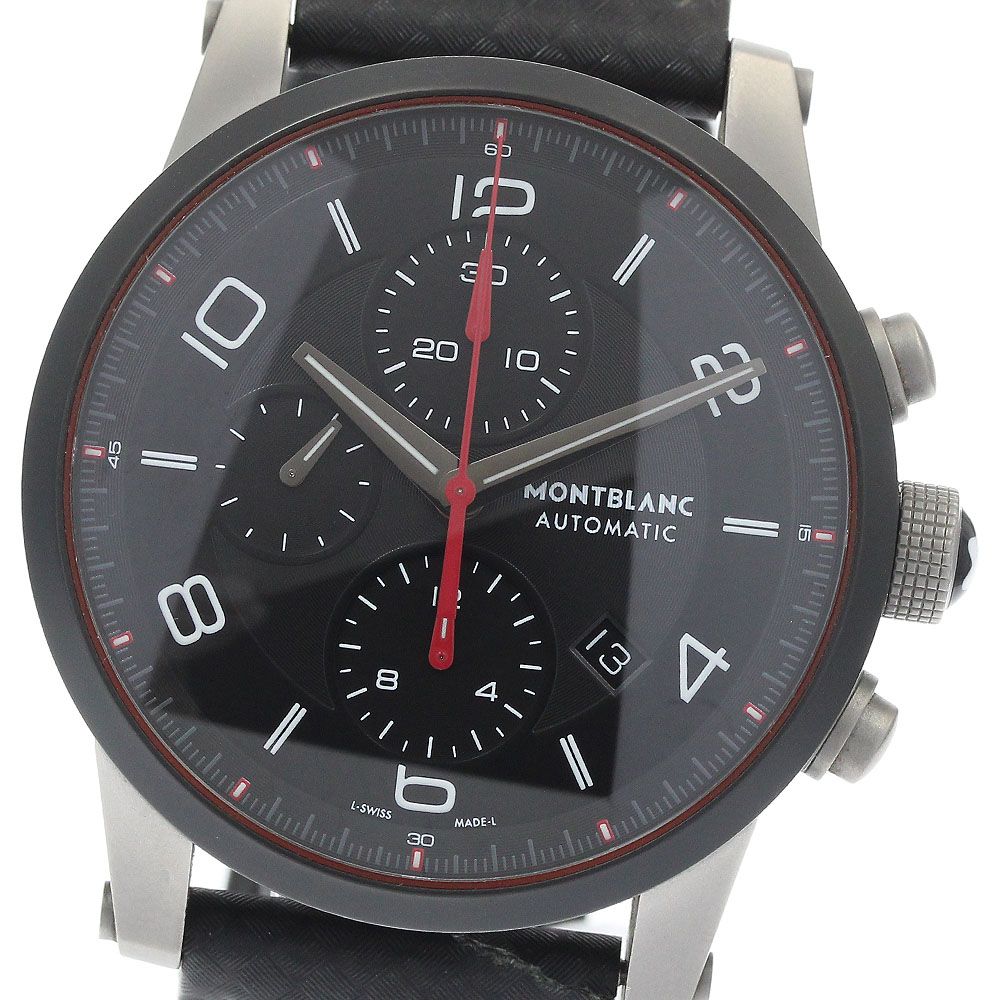 モンブラン MONTBLANC 112604 タイムウォーカー アーバンスピード デイト クロノグラフ 自動巻き メンズ _935185