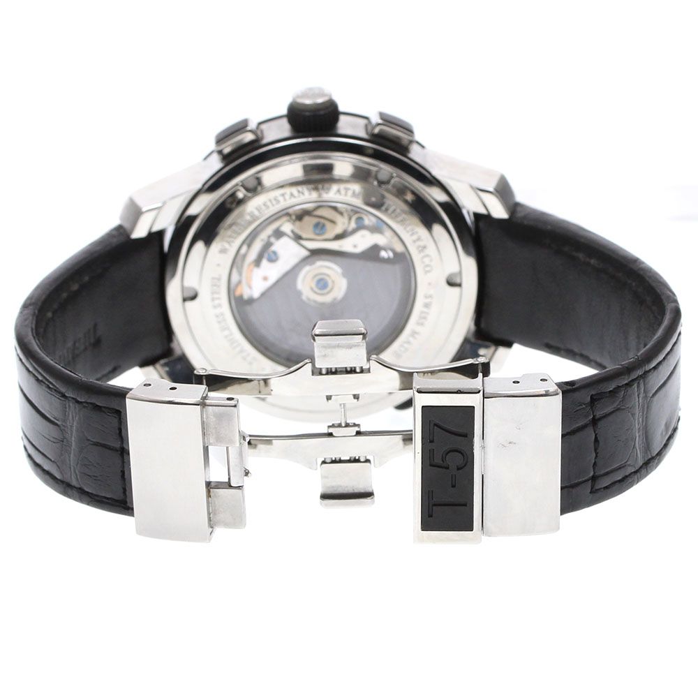 ティファニー TIFFANY&Co. マーク T-57 デイト レトログラード 自動