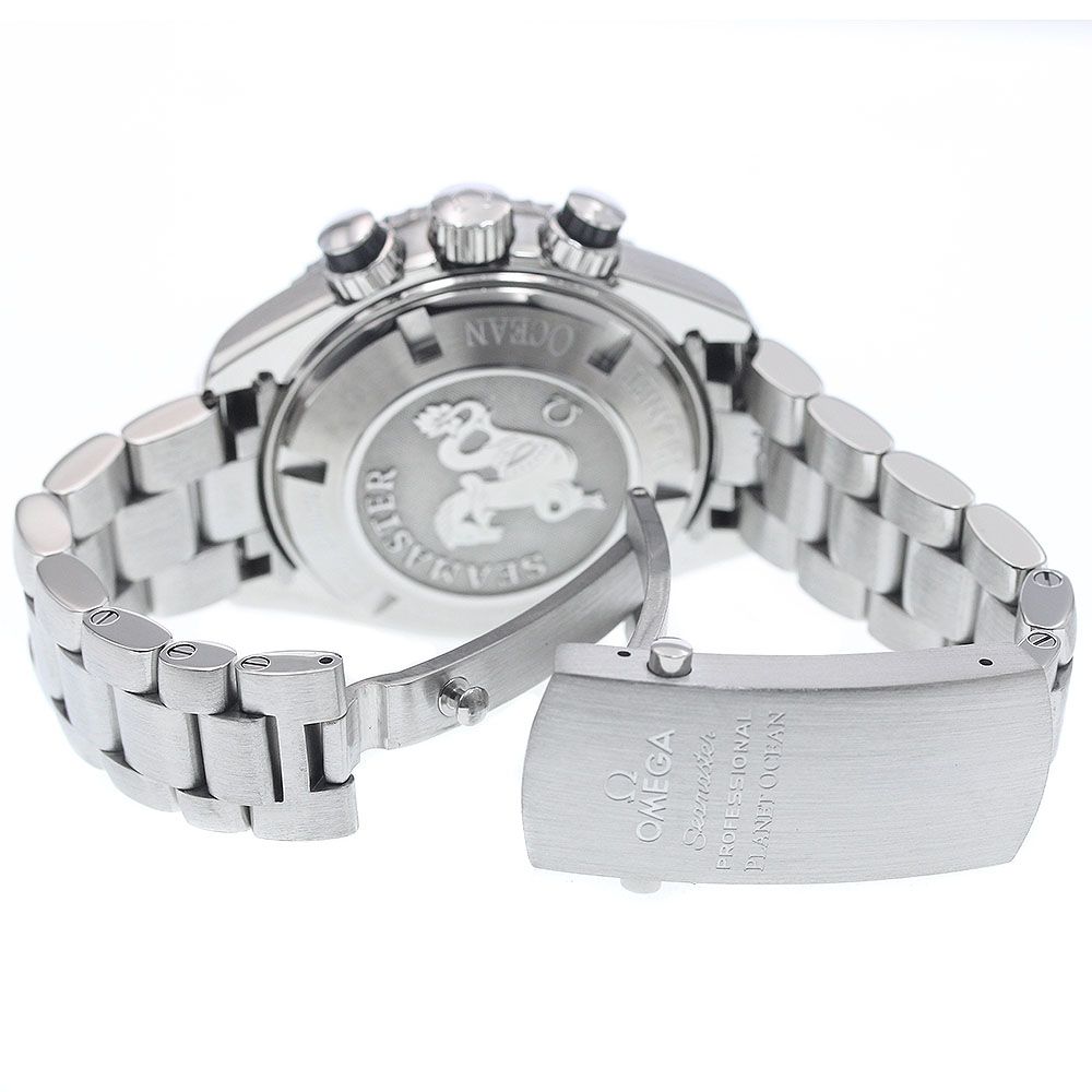  オメガ OMEGA 222 30 38 50 01 001 シーマスター プラネットオーシャン600M クロノグラフ 自動巻き ボーイズ _935265 セットアップ 自動巻き時計 腕時計(アナログ)