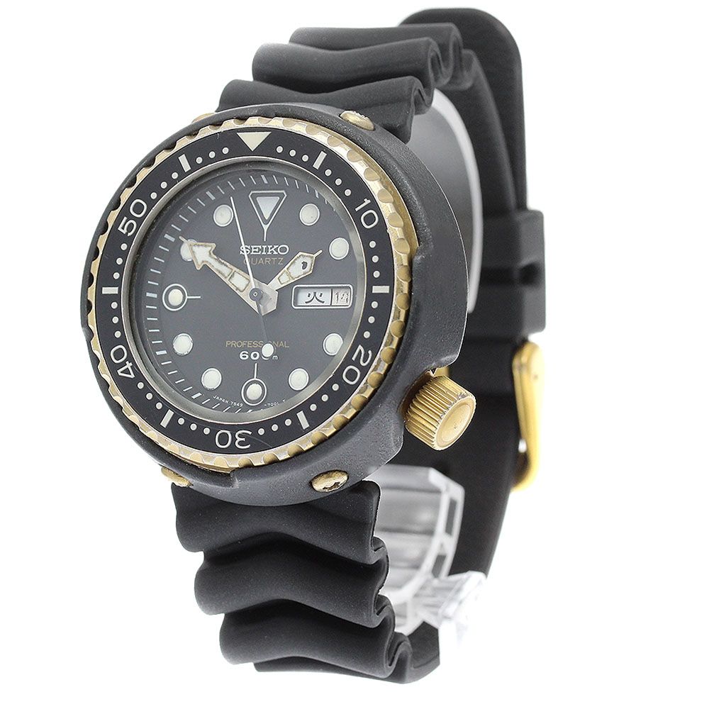 セイコー SEIKO 7549-7000 プロフェッショナル ダイバー 600ｍ デイデイト クォーツ メンズ _935422