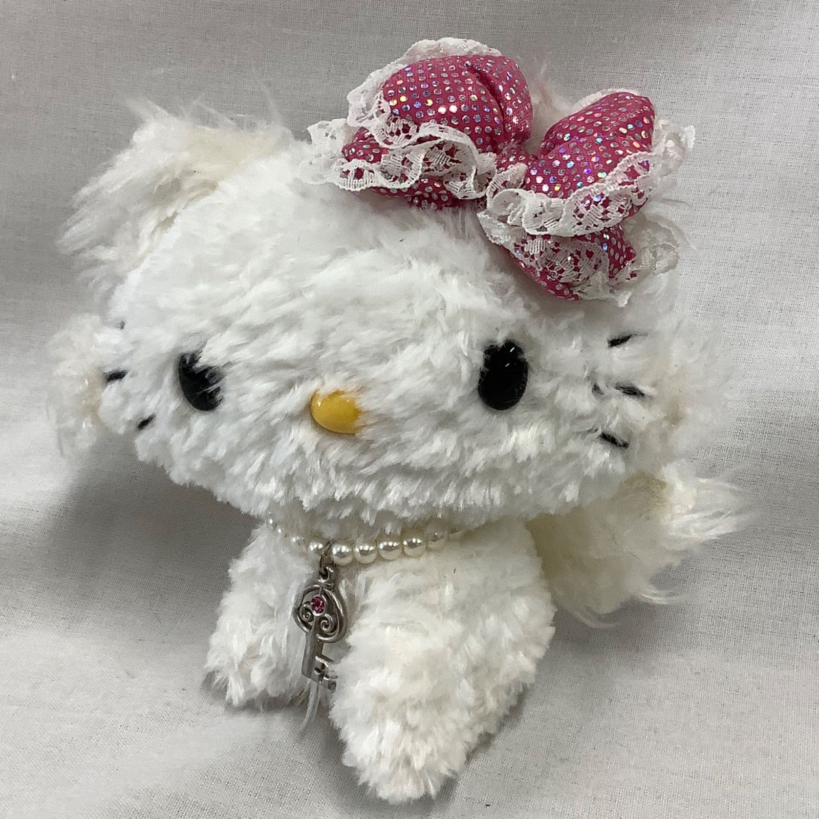 サンリオ 平成レトロ チャーミーキティ　ぬいぐるみ　レア レア】平成レトロ サンリオ チャーミーキティ ぬいぐるみ R769 - メルカリ