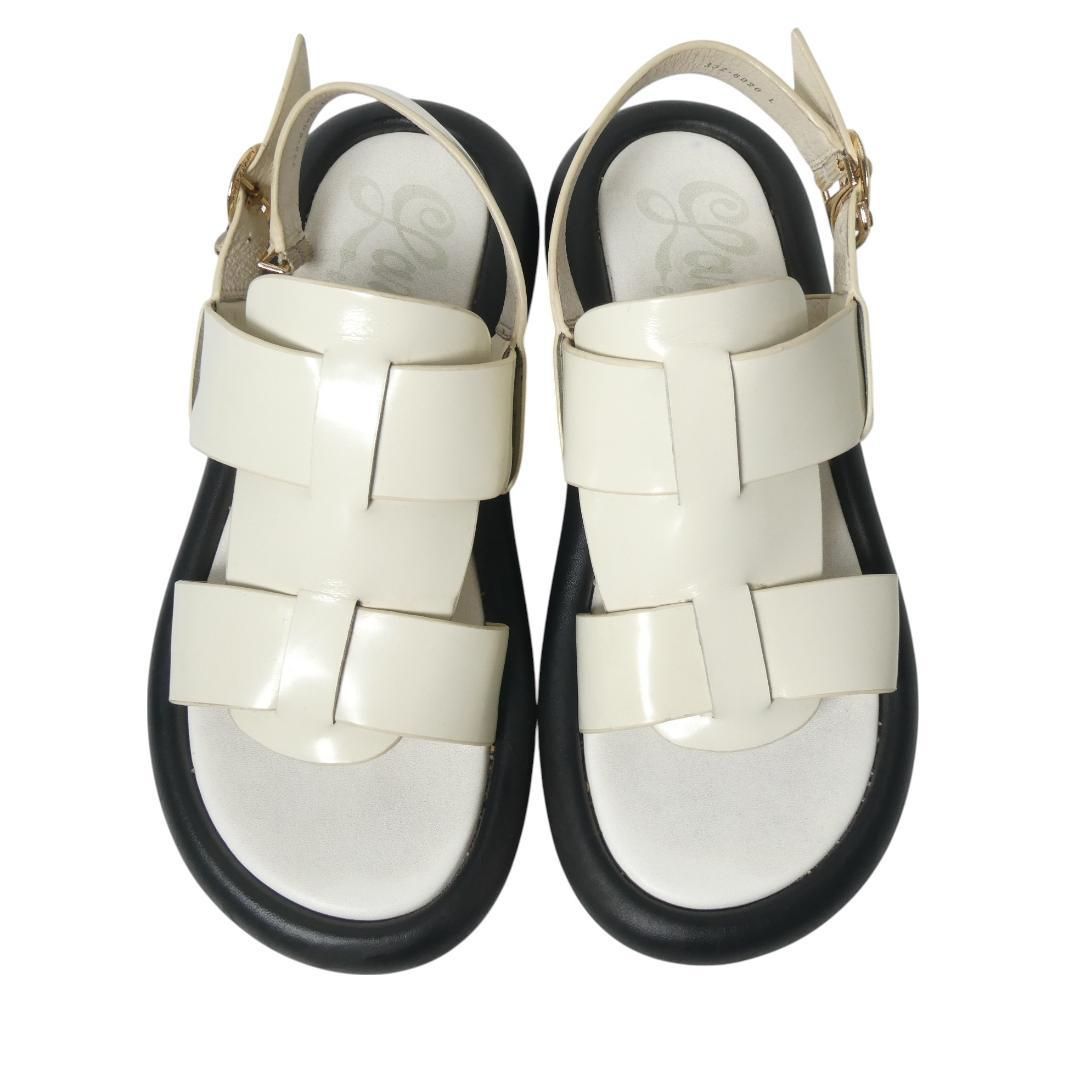 美品 LANVIN en Bleu ランバンオンブルー サイズL 約24.5～25㎝ レザー