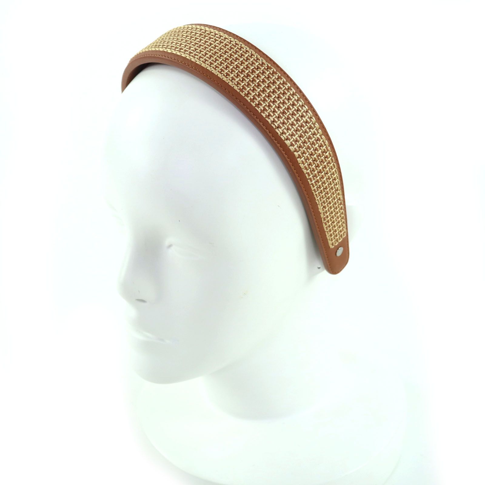 極美品◇HERMES エルメス エリザベス カチューシャ ゴールド スイフト 