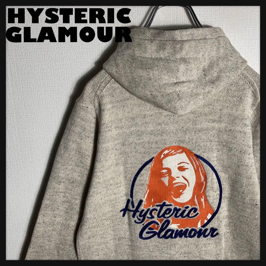極美品】HYSTERIC GLAMOUR ジップパーカー 刺繍 グレー M - メルカリ
