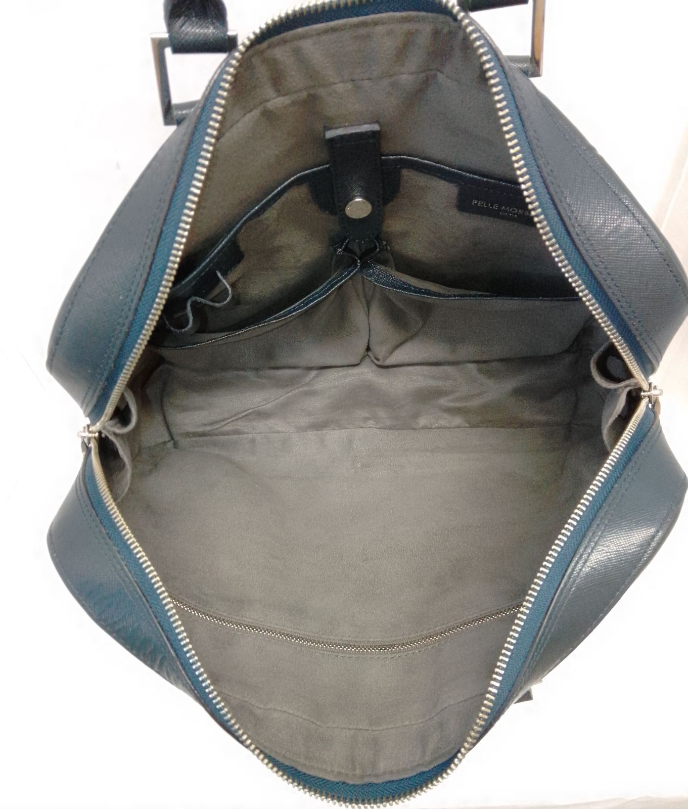 APX14 ペッレモルビダ 極美品 ビジネスバッグ ブリーフケース シルバー