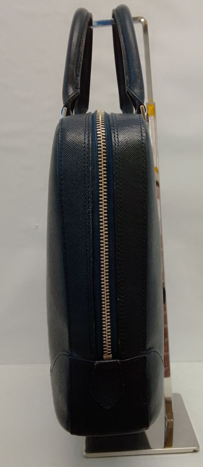 値下げ！【中古品】ペッレモルビダ　ビジネスバック APX14 ペッレモルビダ 極美品 ビジネスバッグ ブリーフケース シルバー