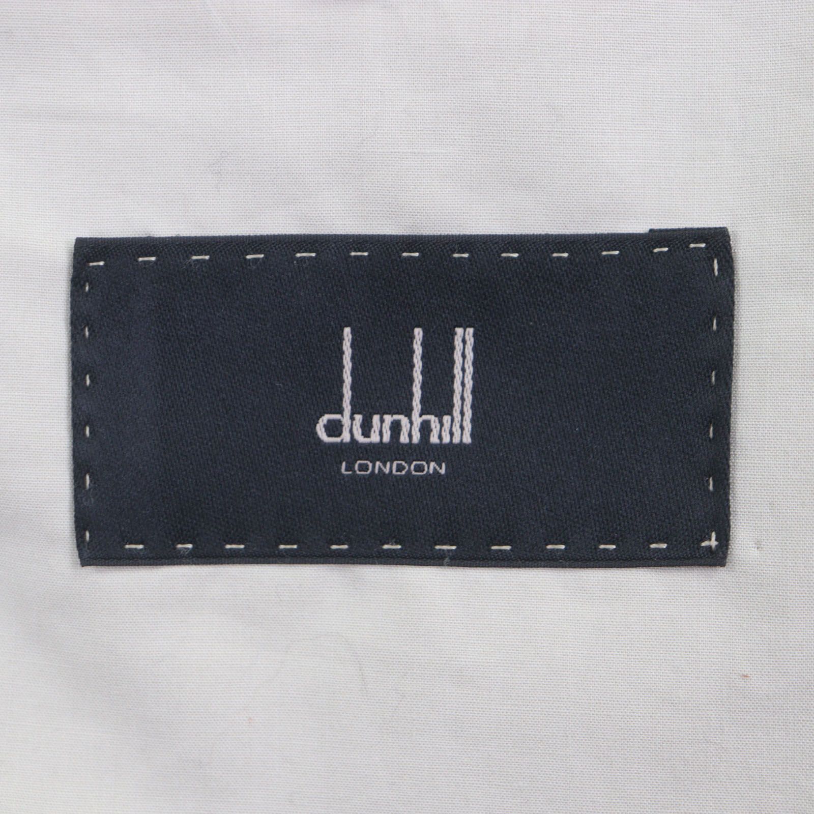 極美品▽Dunhill ダンヒル カシミヤ100% BELGRAVIA FIT レザーエルボー