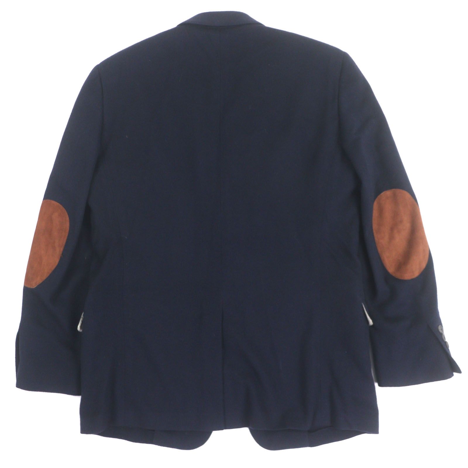 極美品▽Dunhill ダンヒル カシミヤ100% BELGRAVIA FIT レザーエルボー