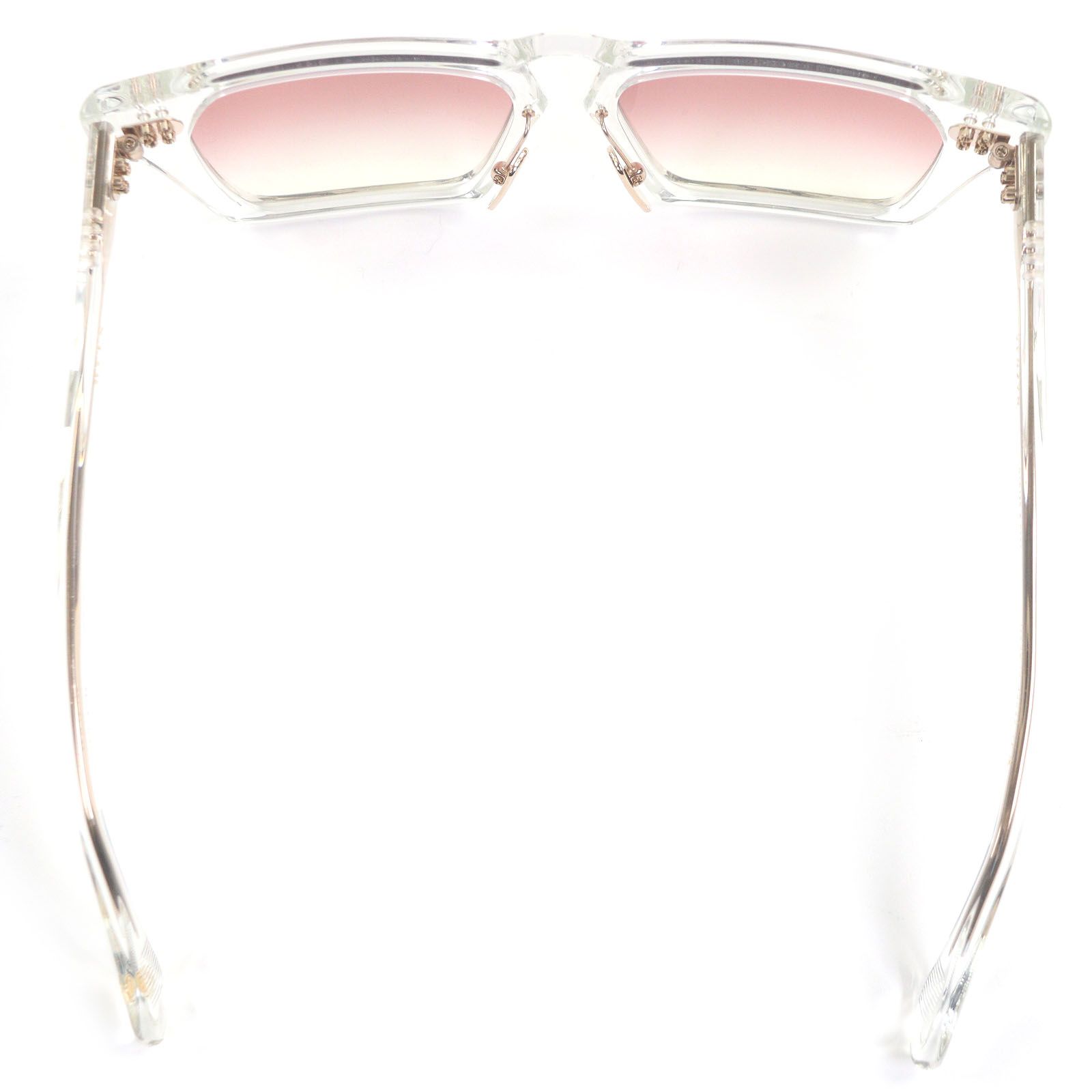 極美品□DITA ディータ DTS720-A-02 VENZYN ウェリントン サングラス クリア ピンクレンズ 56□16-150 デモレンズ ケース付き 日本製 極美品□DITA ディータ DTS720-A-02 VENZYN ウェリントンフレーム