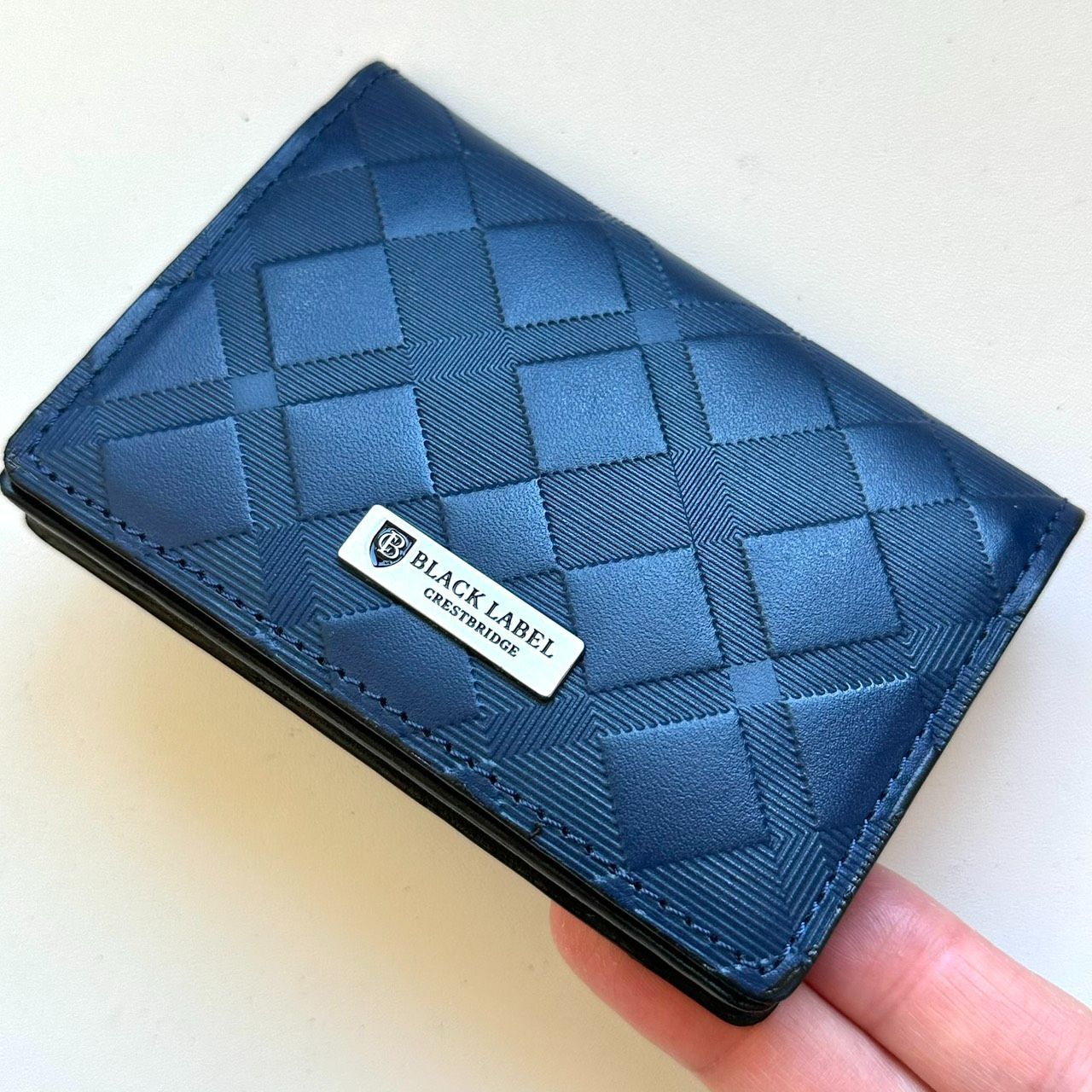  ブラックレーベル クレストブリッジ 名刺入れ カードケース ネイビー カードケース 小物