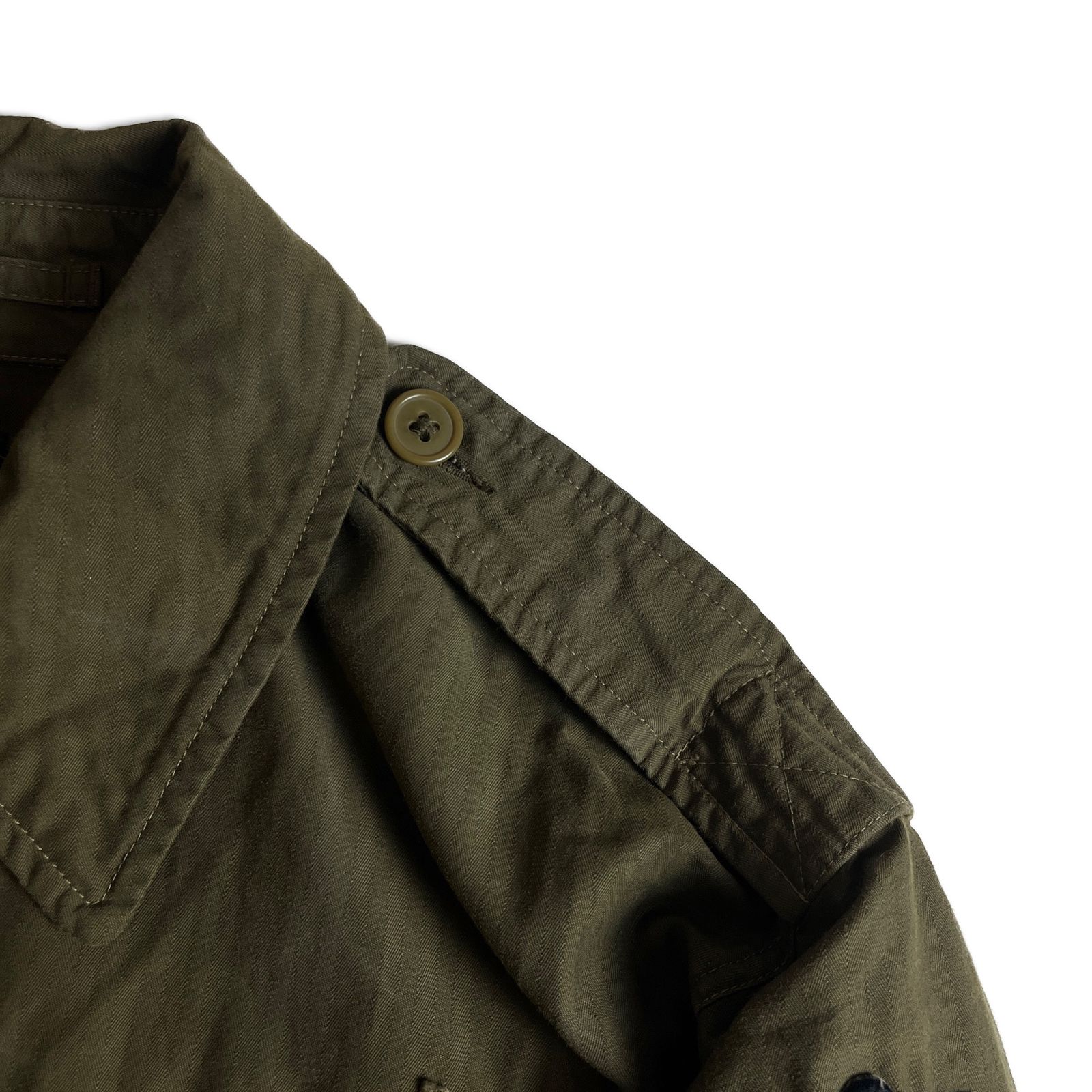 極美品】RRL ワッペン ビーズ ミリタリー フィールドジャケット M 