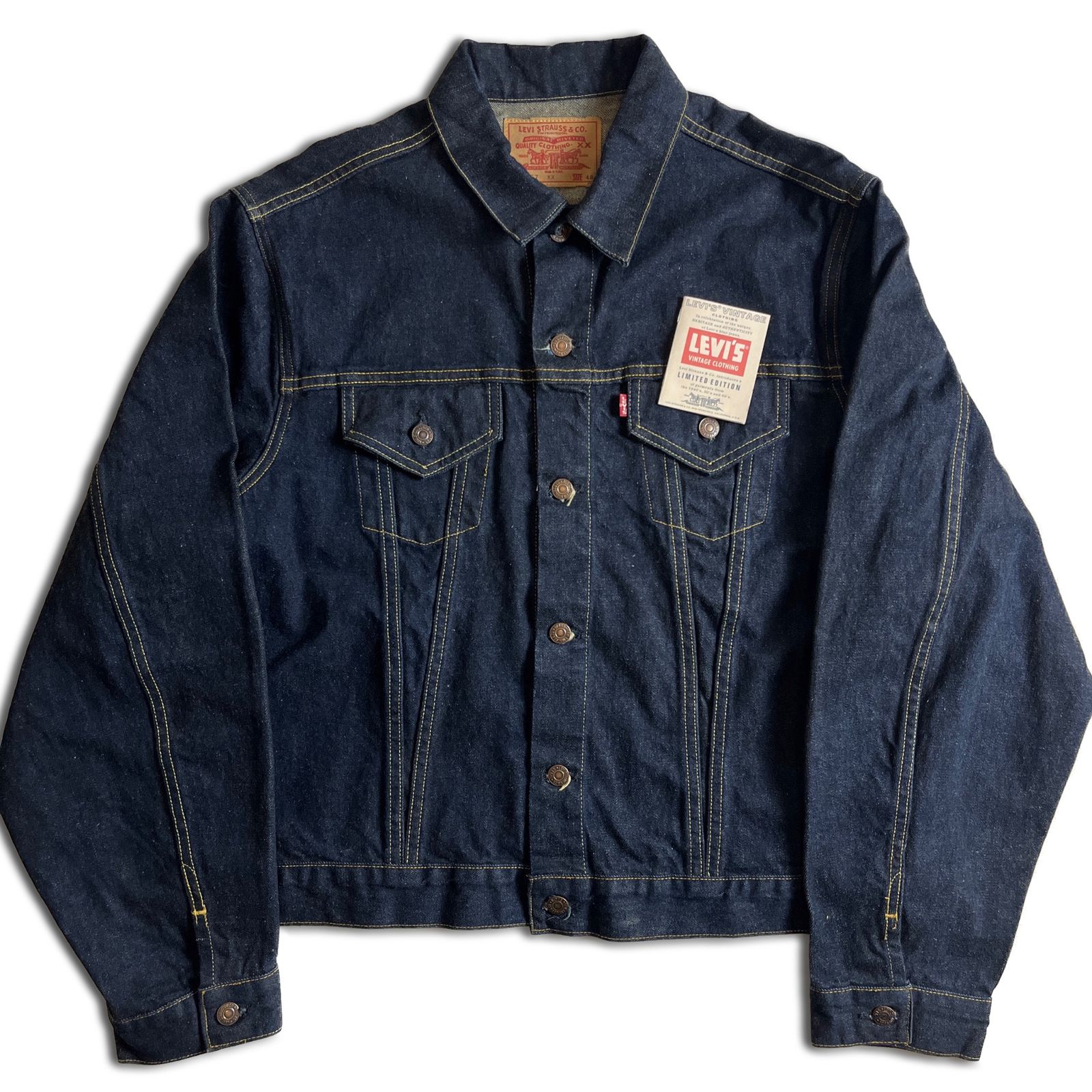 極美品 サイズ48】LEVI'S 557XX デニムジャケット 3rd USA製 ボタン裏