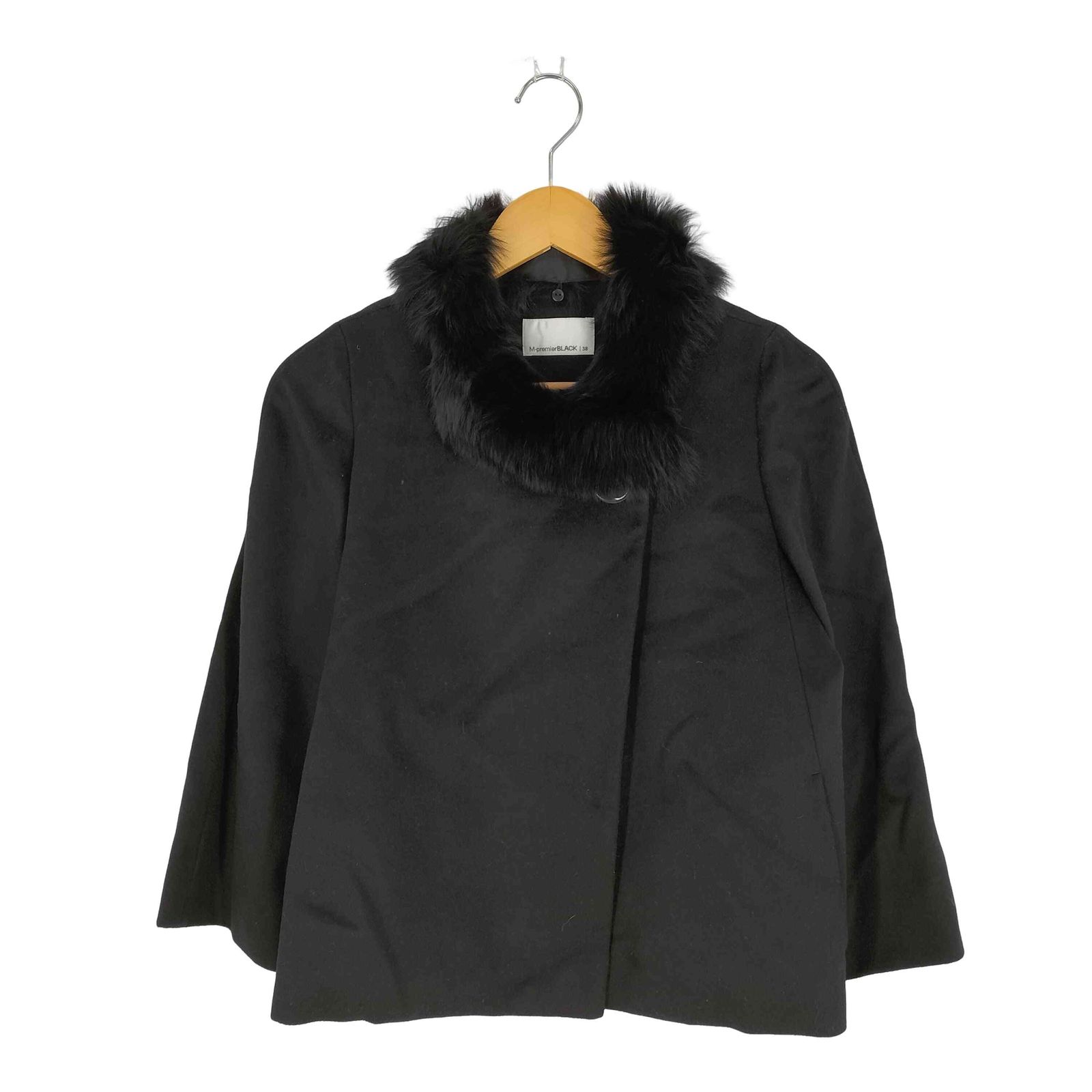 エムプルミエブラック M-premier BLACK ウールカシミヤ フォックス